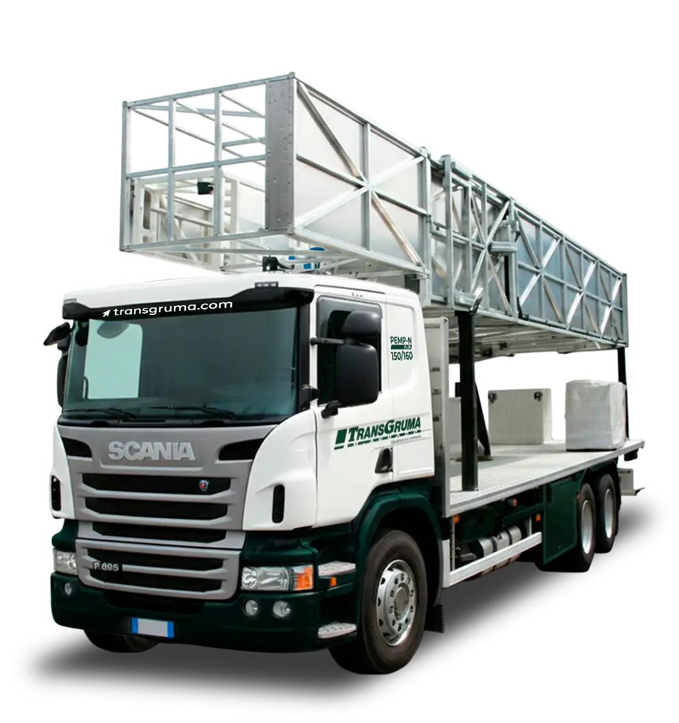 Plataforma elevadora de personal para trabajos en negativo PEMP-N 150/160 PLUS