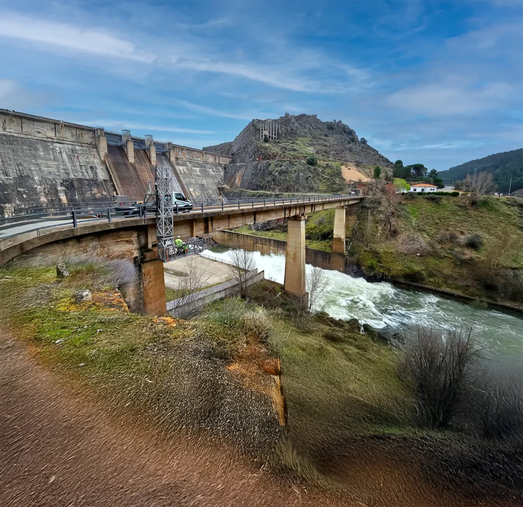 plataforma inspección bajo puentes